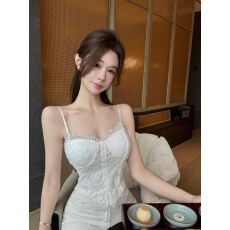 批发带胸垫 睫毛蕾丝<b class='q'>吊带</b><b class='q'>背心</b>女一字肩鱼骨抹胸上衣打底衫内搭