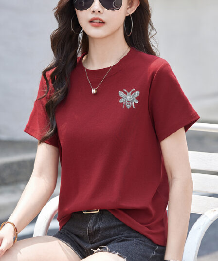 긍정적 인 어깨 반팔 화이트 티셔츠 여성 라운드 넥 여름 봄 가을 인사이드 가져 가라. 기본 셔츠 루즈핏 빅 사이즈 동정 미니멀리즘 맨위