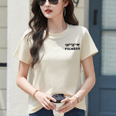 批发2026春夏季新款韩版大码女装宽松百搭显瘦遮肉短袖t恤女<b class='q'>气质</b>上衣