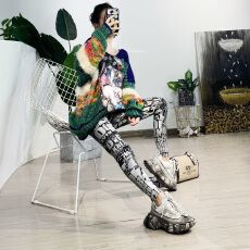 批发95涤 洋气打底裤<b class='q'>女</b>外穿紧身裤薄款弹力裤高腰时髦小脚网纱裤子