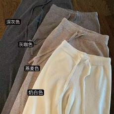 批发爆款推荐高级感羊毛针织<b class='q'>阔腿裤</b>女秋冬新款加厚软糯休闲<b class='q'>裤</b>宽松长<b class='q'>裤</b>