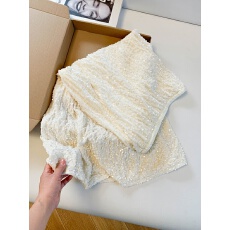 批发实拍自留爆款韩系重工亮片半身裙女春季2026新款高腰显瘦中<b class='q'>长裙</b>