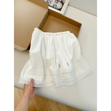 批发实拍 韩版俏皮蓬蓬蕾丝裤裙白色气质蕾丝半裙A字裙短裙2026春夏季