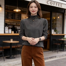 批发冬装新款<b class='q'>胖</b><b class='q'>MM</b><b class='q'>显瘦</b>高级感长袖加厚双面磨毛德绒加绒衫大码女装上衣