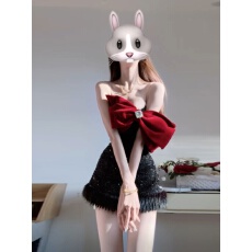 批发法式高端精致一字肩蝴蝶结生日<b class='q'>小礼服</b><b class='q'>裙</b>辣妹风性感修身包臀连衣<b class='q'>裙</b>