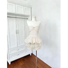 批发Catyears猫年 舞台精灵~花苞蓬蓬两色<b class='q'>网纱</b>公主抹胸连衣裙送花苞裤