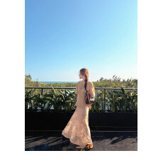 批发TMHSTUDIO 200g重工烫钻<b class='q'>印花</b>天丝羊毛短袖T恤女圆领休闲半袖上衣