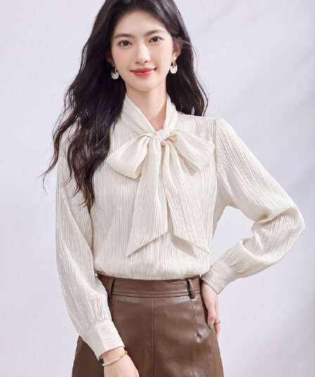 있음 선적 실사 2026 가을 새로운 한국 스타일 다용도 긴팔 캐주얼 셔츠 여성 셔츠