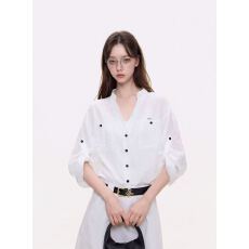 批发已出货◆高级感设计感小众衬衫女夏季新款宽松显瘦休闲透气衬衣