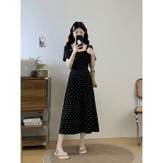 批发实拍<b class='q'>大码</b>女装2026夏季新款法式时尚洋气百搭甜美修身显瘦连衣裙