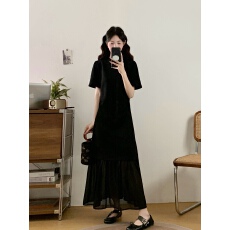 批发实拍大码女装2026夏季新款新中式胖MM气质显瘦改良款旗袍<b class='q'>连衣裙</b>