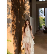 批发Lienni2026.1.23 20.00NEW 限时折扣 娜扎<b class='q'>同款</b> 落日蔓藤鱼尾长裙