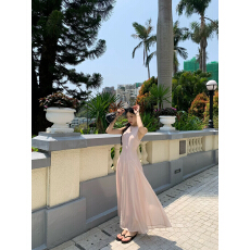 批发70不是七十【4/7NEW 10:00上新】天丝亚麻 肌理感法式<b class='q'>无袖</b><b class='q'>连衣裙</b>