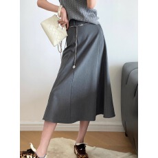 批发高端女<b class='q'>裙</b>高腰遮胯显瘦气质<b class='q'>伞</b><b class='q'>裙</b>中长款西装半身<b class='q'>裙</b>