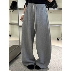 批发加绒加厚松紧腰加绒卫裤休闲长裤弯刀阔腿裤<b class='q'>运动</b>裤