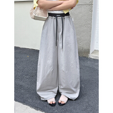 批发<b class='q'>新款</b>户外腰头拼接抽绳设计百搭显瘦休闲<b class='q'>裤</b>气球<b class='q'>裤</b>