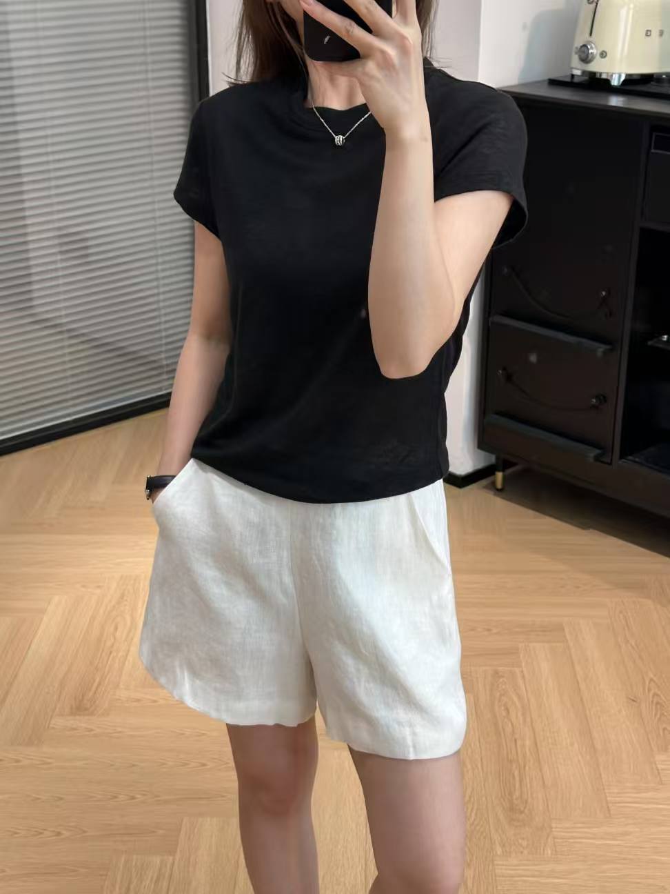라이 경기 서울 주간 실크 아마 핑크색 반바지