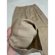 批发今日份穿搭推荐！秋季2026新款天丝亚麻裤女高腰宽松卡其色直筒裤
