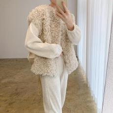 批发法式<b class='q'>秋</b>冬毛茸茸保暖马甲外套