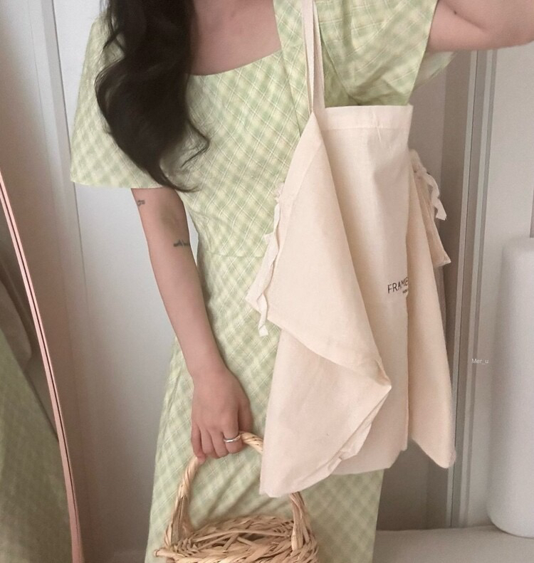 재고 있음 우아함 품격 광장 칼라 레이스업 허리 수축 드레스