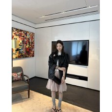 批发oker章壳儿正品<b class='q'>复古</b>植绒波点网纱半身裙小个子古着裙粉色A字短裙