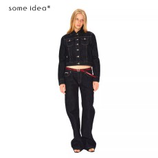批发some idea赤耳原牛丹宁宽松廓形牛仔外套显瘦修身