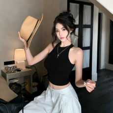 批发实拍~实价 修身性感弹力<b class='q'>工字</b><b class='q'>背心女</b>夏季光板纯色健身运动上衣