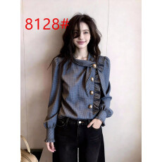 批发独特漂亮超好看上衣女2026年春季新款法式设计感小众时尚气质<b class='q'>长袖</b>