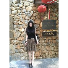 批发~钓系都市~黑色半高领针织背心<b class='q'>女</b>修身气质无袖针织上长+<b class='q'>半身裙</b>