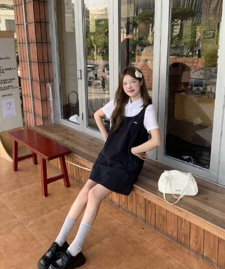 작은 샤넬 스타일 miu 부서 여성 드레스 여름 2026 새로운 루즈핏 슬림해 보이는 다용도 한 마디 조끼 작은 키 미니 스커트