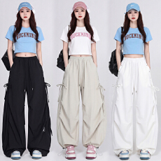 批发实拍 <b class='q'>爵士舞</b>演出服体操服显瘦宽松减龄街舞超酷套装