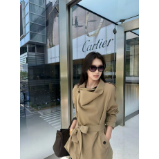 批发5werkwen 主线系列|北川景子2.0 古早<b class='q'>风衣</b>垂感两穿不规则短款<b class='q'>风衣</b>