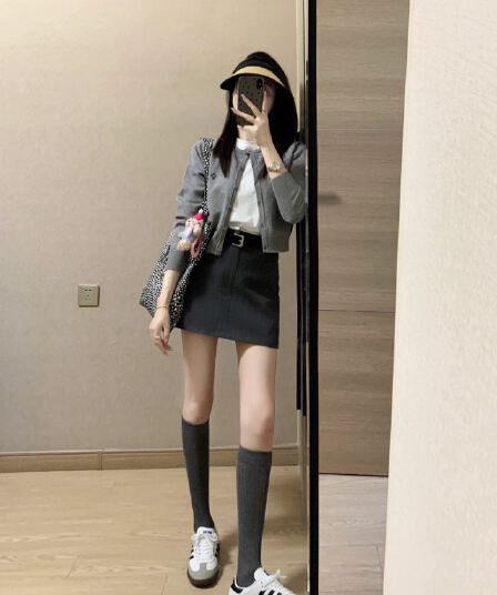 가을 의상 코디 전체 집합 점프 슈트 치마 한국 드라마 여성 주님 작은 키 출근 출퇴근 품격 착용 가져 가라. 투피스 슈트