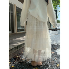 批发实拍实价 纱裙蓬蓬裙蛋糕裙气质约会半身裙<b class='q'>长裙</b>