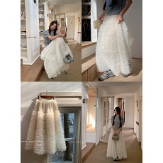 批发实拍 小众设计 <b class='q'>甜美</b>花边蛋糕裙 花苞半身裙