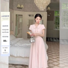 批发孕妇哺乳独特漂亮法式收腰衬衫连衣裙 2025新款