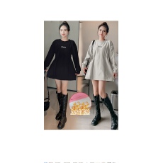 批发实拍孕妇哺乳加绒加厚卫衣裙新款2025爆款秋<b class='q'>冬</b>收腰显瘦连衣裙