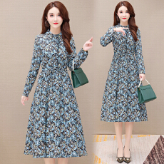 批发高端精致棉麻长袖连衣裙女2026新款秋冬<b class='q'>裙子</b>妈妈时尚气质亚麻长裙