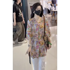 批发印花上衣 可搭配5215 裤子