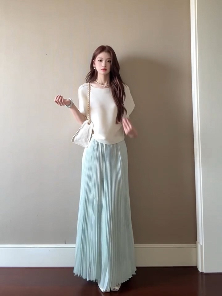 오프숄더 허리 수축 반팔 티셔츠 단색 다용도 슬림해 보이는 몸매 가꾸기 맨위 여성