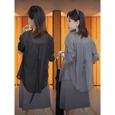 批发夏季小众设计感天丝防晒<b class='q'>衬衫</b>女夏款薄款外套<b class='q'>衬衣</b>2026新款<b class='q'>雪纺</b><b class='q'>上衣</b>