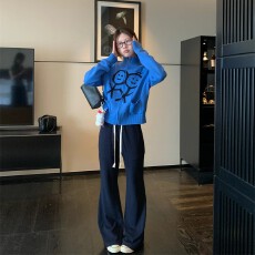 批发opening自制 布鲁克林 立领火柴人提花拉链毛衣<b class='q'>外套</b>
