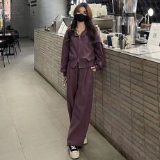 批发运动套装女秋季学生韩版宽松显瘦时尚网红卫衣<b class='q'>休闲</b>两件套跑步服潮