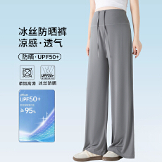 批发实拍<b class='q'>孕妇裤</b>子<b class='q'>夏季</b>薄款UPF50+冰丝防晒阔腿裤外穿休闲裤长裤孕妇装