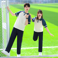 批发2026夏季新款初高中生运动会开幕式表演校服<b class='q'>套装</b>学生男女<b class='q'>休闲</b>班服