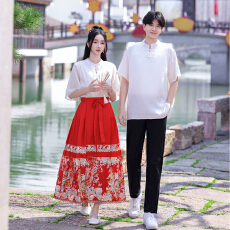 批发2026<b class='q'>新款</b>初高中生校服 表演合唱演出服学生中国风马面裙班服套装