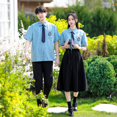 批发2026夏季短袖<b class='q'>新款</b>初高中生演出合唱表演校服学生英伦班服套装