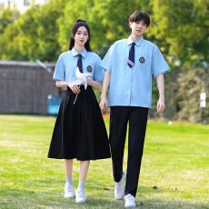 批发2026夏季<b class='q'>新款</b>短袖衬衫初高中生毕业季演出校服学生合唱表演班服