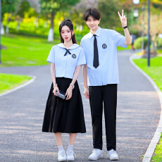 批发2026夏季新款初高中生毕业季表演演出校服套装学生男女学院风班服