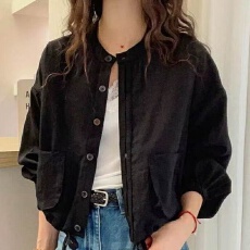 批发特价今年流行的韩系简约白色短<b class='q'>外套</b>女薄款防晒衫立领开衫小<b class='q'>外套</b>潮